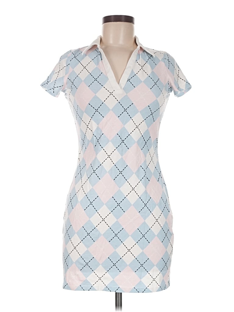 Pre-owned Divided By H&m Casual Dress In Blue