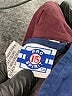 Pro Spirit 100% Nylon Color Block Blue Track Jacket Size M - photo 6