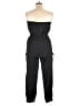 Blush 100% Polyester Solid Black Jumpsuit Size XL - photo 2