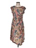 DressBarn Paisley Gray Casual Dress Size M - photo 1