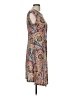 DressBarn Paisley Gray Casual Dress Size M - photo 4