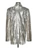Open Edit Metallic Silver Blazer Size S - photo 2