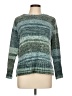 Style&Co 100% Polyester Tie-dye Teal Pullover Sweater Size L (petite) - photo 1
