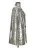 Open Edit Metallic Silver Blazer Size S - photo 4