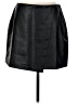 Old Navy 100% Polyester Black Faux Leather Skirt Size M - photo 1