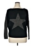 Go Couture Stars Black Pullover Sweater Size XL - photo 1