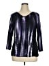 Dana Buchman Purple 3/4 Sleeve Blouse Size XL - photo 1