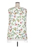 Rose + Olive 100% Polyester White Sleeveless Blouse Size 2X - photo 2
