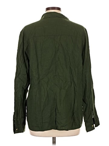 American Eagle Outfitters Long Sleeve Button-Down Shirt (view 2)