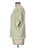 Express 100% Polyester White Green 3/4 Sleeve Top Size L - photo 5