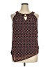 AB Studio 100% Polyester Burgundy Sleeveless Blouse Size XL - photo 1