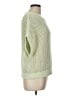 Express 100% Polyester White Green 3/4 Sleeve Top Size L - photo 4