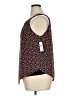 AB Studio 100% Polyester Burgundy Sleeveless Blouse Size XL - photo 5