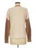 Tribal 100% Cotton Color Block Tan Pullover Sweater Size M - photo 2