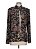 Alex Evenings Floral Black Jacket Size L - photo 1