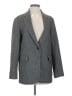 Uniqlo 100% Polyester Chevron-herringbone Gray Blazer Size S - photo 1