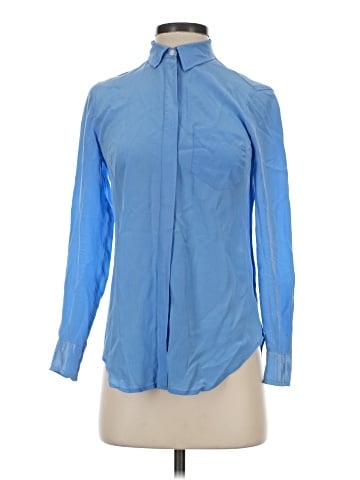 J.Crew Long Sleeve Silk Top (view 1)
