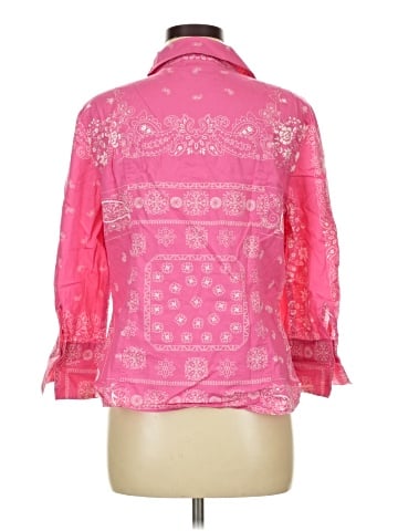 Coldwater Creek 3/4 Sleeve Button-Down Shirt (view 2)