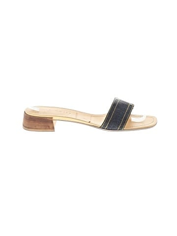 Miu Miu Vintage Denim Strap Sandals (view 1)