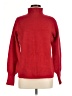 Tahari Solid Red Turtleneck Sweater Size M - photo 1