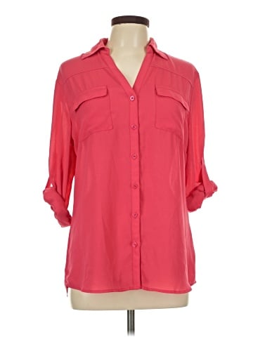 New York & Company 3/4 Sleeve Blouse (view 1)