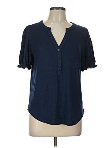 Bobeau Short Sleeve Henley (view 1)