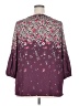 Collective Concepts 100% Polyester Burgundy 3/4 Sleeve Blouse Size 2X - photo 2