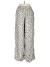 ABound 100% Rayon Floral Ivory Casual Pants Size M - photo 2