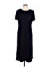 Talbots Solid Black Casual Dress Size L - photo 1