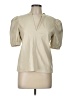 Steve Madden 100% Polyurethane Ivory Short Sleeve Blouse Size L (estimated) - photo 1