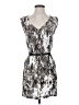 MNG 100% Viscose Metallic Silver Cocktail Dress Size XXS - photo 1