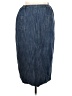 Eskandar Blue Denim Skirt Size 16 (3) - photo 1