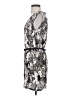 MNG 100% Viscose Metallic Silver Cocktail Dress Size XXS - photo 5