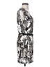 MNG 100% Viscose Metallic Silver Cocktail Dress Size XXS - photo 4