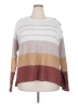 Pink Clover 100% Polyester Color Block Brown Pullover Sweater Size 2X - photo 1