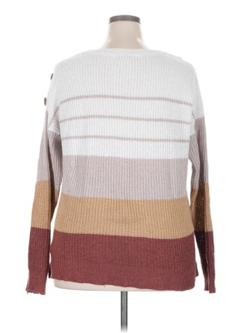 Pink Clover Pullover Sweater (view 2)