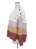 Pink Clover 100% Polyester Color Block Brown Pullover Sweater Size 2X - photo 5