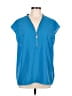 MICHAEL Michael Kors 100% Polyester Blue Sleeveless T-Shirt Size L - photo 1