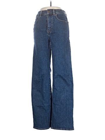 Madewell The Wide-Leg Jean in Super Stretch Denim (view 1)