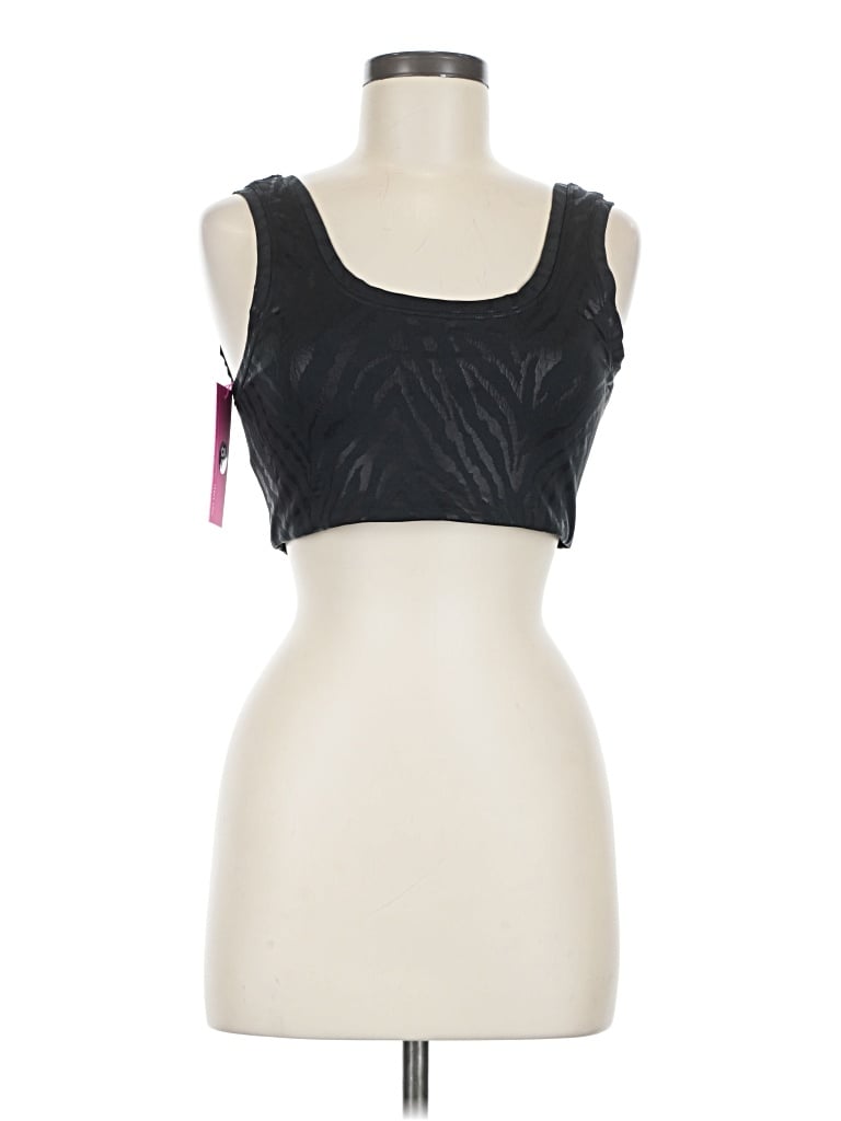 Pre-owned Terez Sports Bra In Black