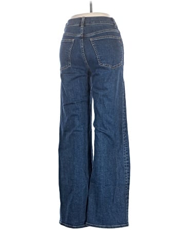 Madewell The Wide-Leg Jean in Super Stretch Denim (view 2)