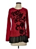 Style&Co Red Long Sleeve T-Shirt Size S - photo 1