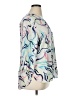 FDJ 100% Viscose Print Blue 3/4 Sleeve Blouse Size XL - photo 4