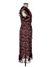 Max Studio 100% Polyester Paisley Burgundy Cocktail Dress Size M - photo 4