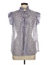Chico's 100% Polyester Silver Sleeveless Blouse Size Lg (2) - photo 1