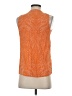 Ann Taylor LOFT 100% Rayon Orange Sleeveless Blouse Size XS (petite) - photo 2