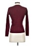 Karen Scott 100% Cotton Burgundy Pullover Sweater Size XS - photo 2