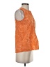 Ann Taylor LOFT 100% Rayon Orange Sleeveless Blouse Size XS (petite) - photo 4