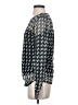 DKNY Silver Long Sleeve Blouse Size S - photo 5