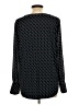 Ann Taylor 100% Polyester Black Long Sleeve Blouse Size L - photo 2